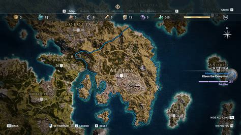 ac odyssey regions|Full World Map & Locations .